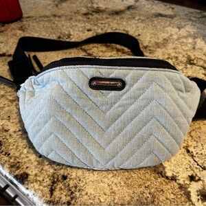 Rebecca Minkoff chambray denim belt bag